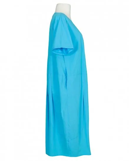 Kleid Baumwolle für Damen in  türkis von Wendy
