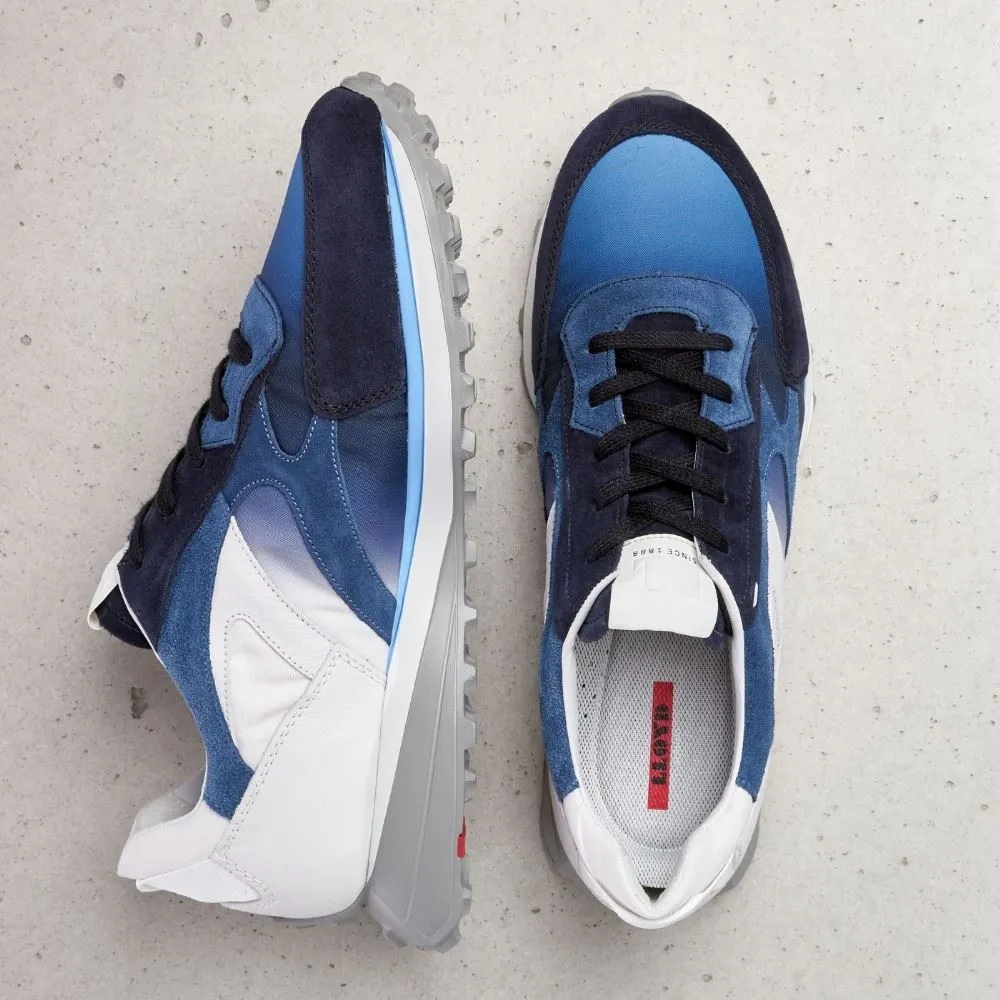 LLOYD Sneaker AMARO Leder weiß-jeans-offwhite 12-027-32